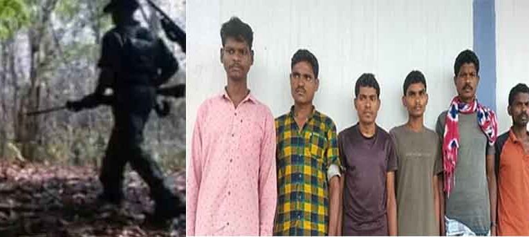 छत्तीसगढ़-बीजापुर में इनामी महिला-पुरुष समेत सात नक्सली गिरफ्तार, सुरक्षाबलों ने की संयुक्त कार्रवाई