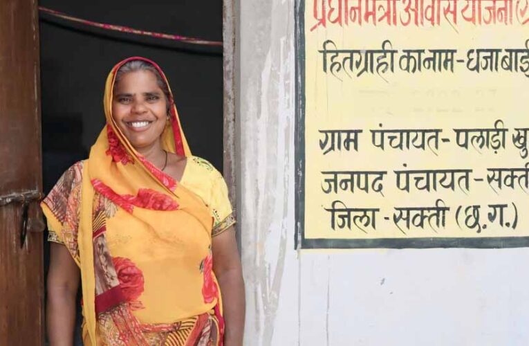 पलाड़ीखुर्द की धजा बाई को खप्पर-छानी जर्जर मकान से मिली मुक्ति