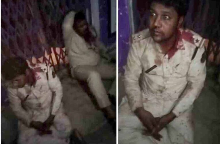 रेत चोरी रोकने गई वन विकास निगम की टीम पर जानलेवा हमला, फाड़ी वर्दी, फोड़ा सिर