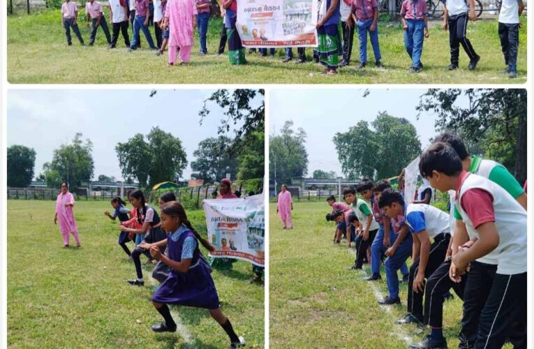 नई लेदरी में स्वच्छस्वच्छता अभियान के तहत मैराथन दौड़़ का आयोजन रखा गया