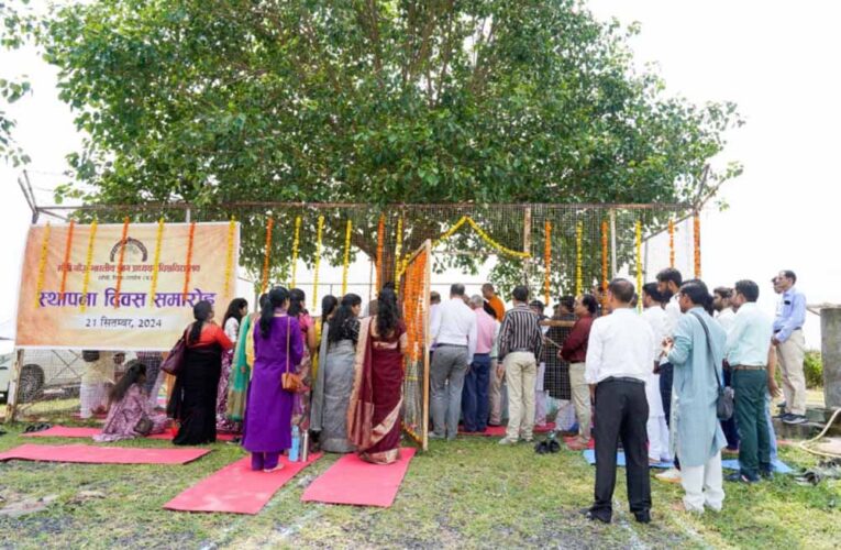 सांची विश्वविद्यालय का स्थापना दिवस आयोजित, छात्रों की उपलब्धियां गिनाई