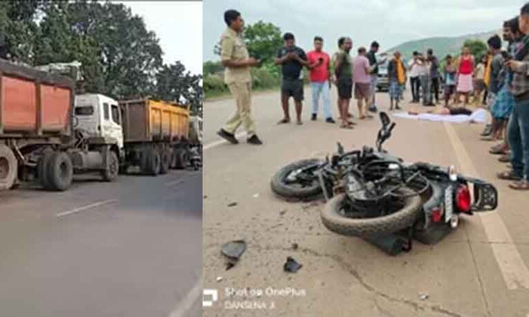छत्तीसगढ़-रायगढ़ में खड़े ट्रेलर से टकराई बाइक, युवक की मौत से परिजनों में मचा कोहराम