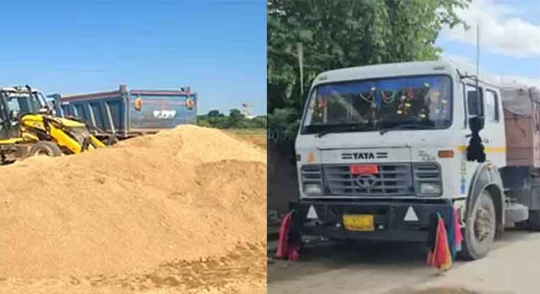 राजस्थान-केकड़ी में 800 टन बजरी का अवैध स्टॉक जब्त, बजरी माफियाओं में मचा हड़कंप