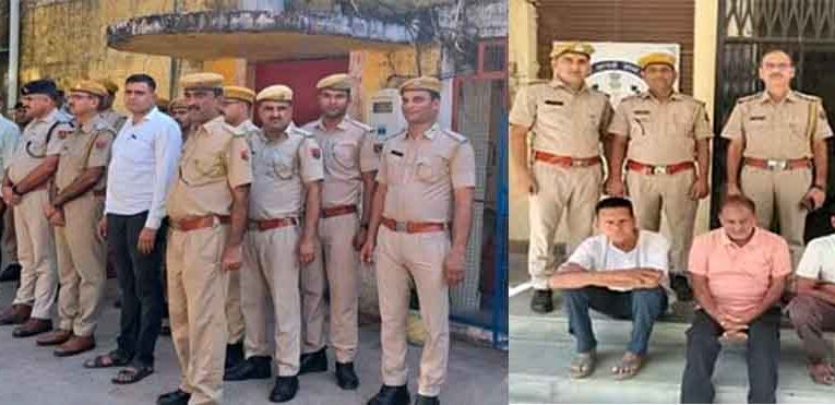 राजस्थान-सिरोही में चार स्थाई वारंटी गिरफ्तार, वांछित अपराधियों का पुलिस चला रही धरपकड़ अभियान