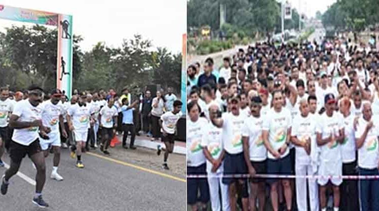 राजस्थान-‘एक दौड़ शूरवीरों के नाम’ थीम पर हुई प्रोमो रन, सेना के जवानों ने दिखाया जोश
