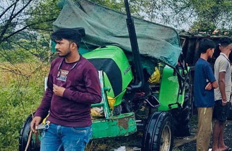 जबलपुर-सिवनी राष्ट्रीय राजमार्ग 44 में बड़ी सड़क दुघर्टना, श्रमिकों से भरी ट्रैक्टर ट्राली पलटी, एक की मौत