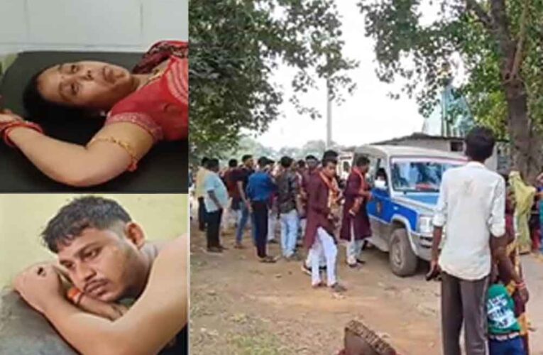 छत्तीसगढ़-सारंगढ़ में कलश यात्रा में अचानक मधुमक्खियों का हमला, भगदड़ में तालाब में कूदकर बचाई जान