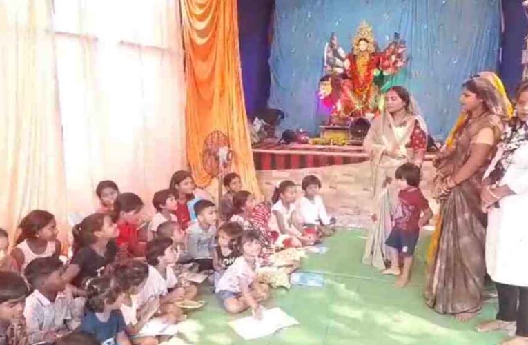 छत्तीसगढ़-बिलासपुर में गरीब बच्चों को पढ़ाएगी महिला दुर्गोत्सव समिति, युवाओं को कर रही नशे से भी दूर