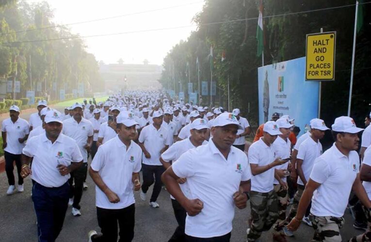 ‘रन फॉर यूनिटी’ का आयोजन किया गया, अमित शाह, बोले- पटेल की विरासत को मिटाने का प्रयास किया गया