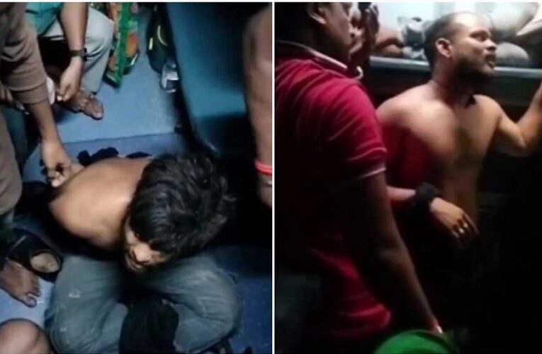 चलती गाड़ी में बदमाश ने एक यात्री को चाकू मारा और उसकी मां के गले से मंगलसूत्र झपटकर भागा