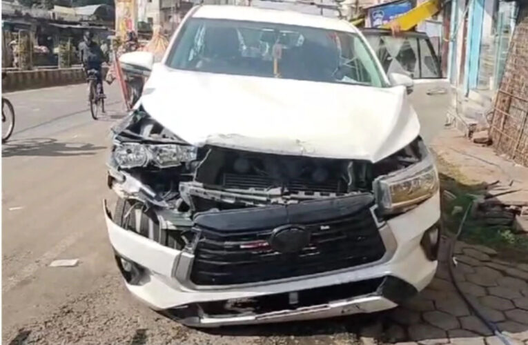 मंत्री विश्वास सारंग के काफिले का बीना में एक्सीडेंट, आपस में टकराए वाहन, मंत्री सुरक्षित