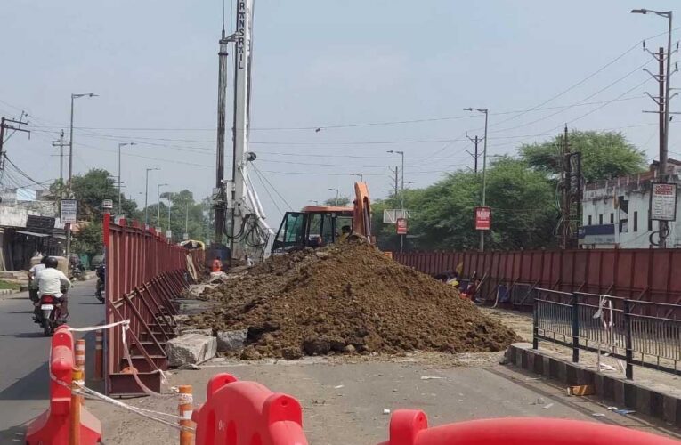 संत हिरदाराम नगर पर प्रस्तावित प्रदेश के पहले एलिवेटेड डबल डेकर ब्रिज के पिलरो पर ही मेट्रों का बेस बन सकेगा