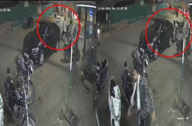 छत्तीसगढ़-रायपुर में बदमाशों ने भाजयुमो नेता से चाकूबाजी कर लूटा, CCTV कैमरे में कैद हुई वारदात