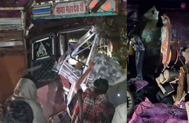 राजस्थान-बीकानेर के भारतमाला एक्सप्रेस-वे दो वाहनों की भीषण टक्कर, दो की मौत और तीन लोग गंभीर घायल