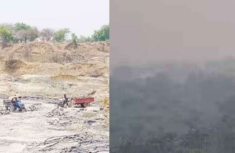 राजस्थान-अलवर में ग्रेप 3 लागू होने से 150 खदानें बंद, वाटर गन से किया पानी का छिड़काव