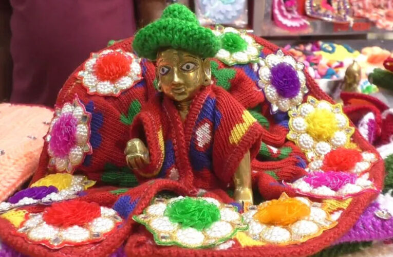 तेज ठंड में भगवान को पहनाए गर्म कपड़े, चिड़ियाघर में पशु पक्षियों के लिए लगाए गए हीटर