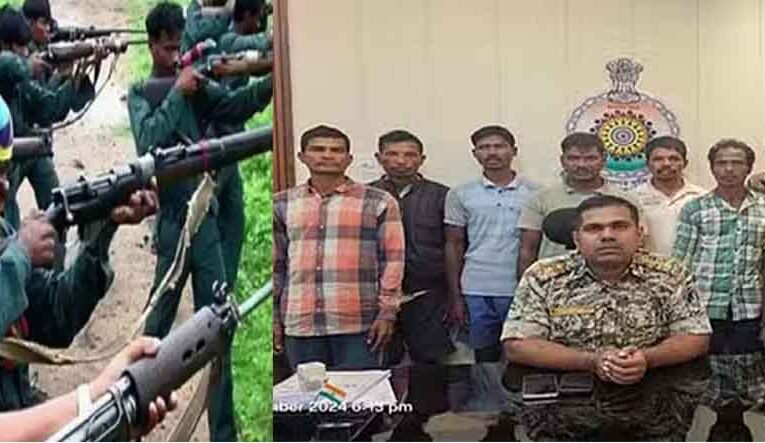 छत्तीसगढ़-सुकमा में नौ नक्सली किए विस्फोटक के साथ गिरफ्तार, पुलिस को मिली बड़ी कामयाबी