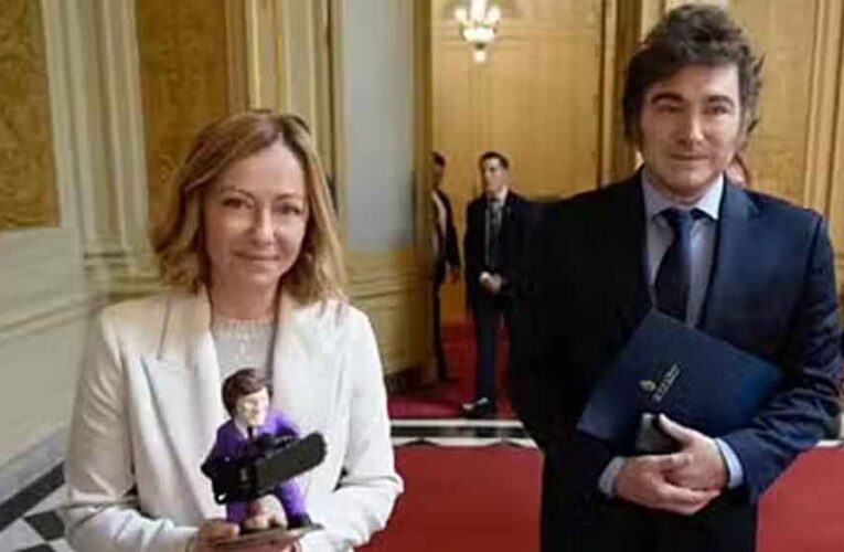 अर्जेंटीना के राष्ट्रपति हावियर मिलेई को दी इटली की नागरिकता, जॉर्जिया मेलोनी घिरीं