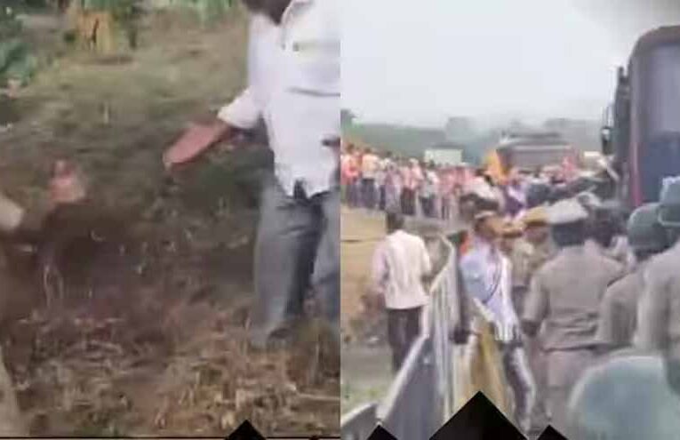 आरक्षण की मांग पर लिंगायतों का विरोध-प्रदर्शन हुआ हिंसक, पुलिस ने बरसाईं लाठियां