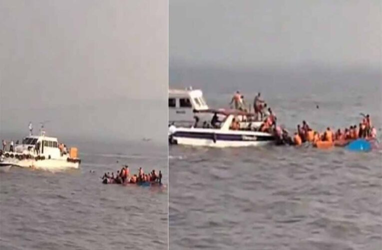 मुंबई नाव दुर्घटना में  रेस्क्यू ऑपरेशन के दौरान एक शव भी बरामद हुआ है, जबकि 5-7 लोग अभी भी लापता, रेस्क्यू जारी