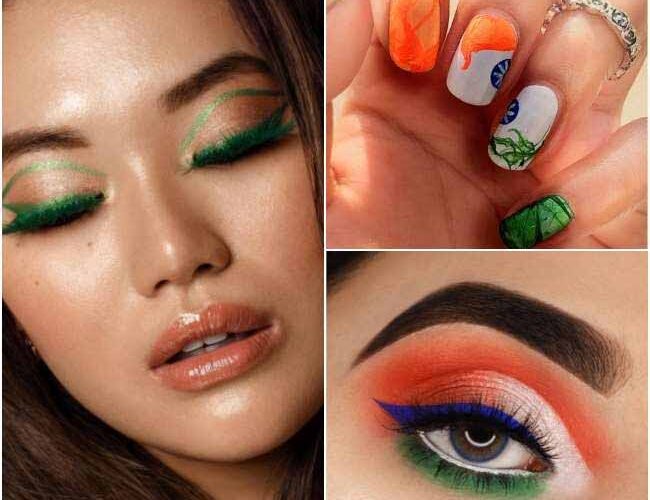 तिरंगा मेकअप कर मनाए गणतंत्र दिवस