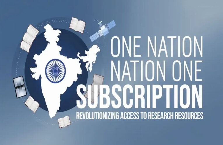 केंद्र सरकार ने आज 1 जनवरी 2025 से ‘वन नेशन, वन सब्सक्रिप्शन’ पहल की शुरुआत