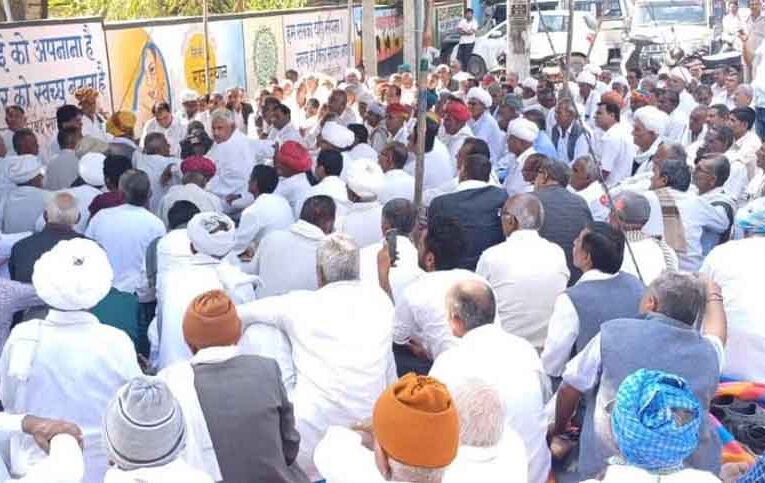 राजस्थान-जालौर में किसान संगठन के समर्थन में ग्राम बंद, आंदोलन का नहीं देख रहा असर