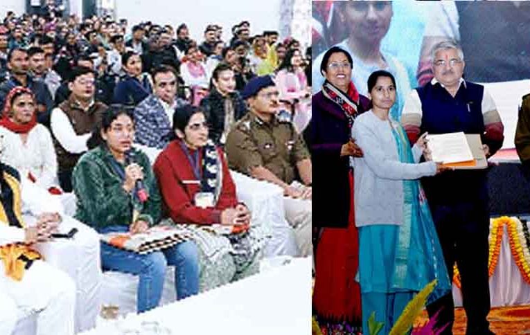 राजस्थान-जयपुर में जिला स्तरीय मुख्यमंत्री रोजगार उत्सव आयोजित, नियुक्ति पत्र पाकर कर्मयोगियों के खिले चेहरे