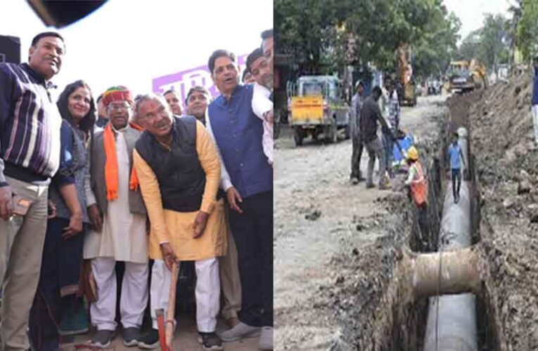 राजस्थान-अजमेर में विधानसभा अध्यक्ष देवनानी ने दी 6.23 करोड़ की सौगातें, सड़क निर्माण और पाईप लाईन का किया शुभारंभ