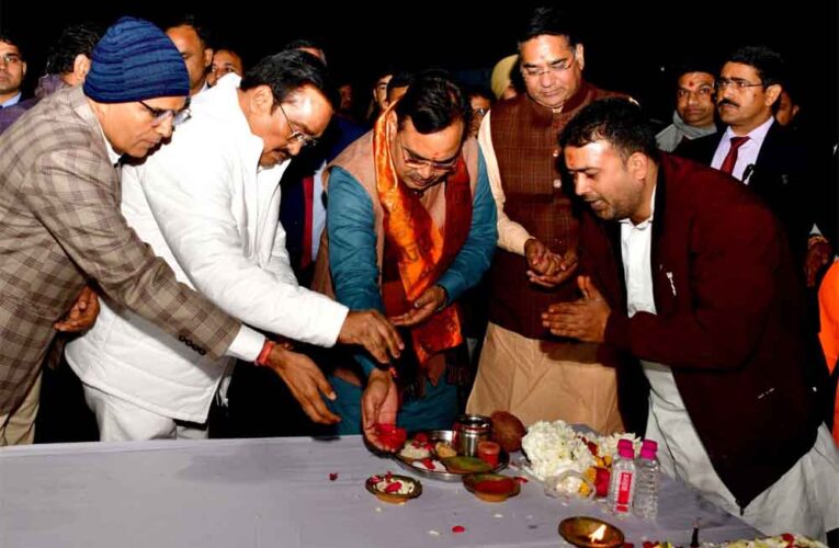 राजस्थान-सांगानेर में मुख्यमंत्री भजनलाल शर्मा ने किया कर्मभूमि से मातृभूमि अभियान का शुभारंभ, केन्द्रीय जलशक्ति मंत्री रहे मौजूद