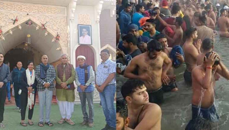 राजस्थान-पीएचई मंत्री ने प्रयागराज महाकुम्भ में लगाई डुबकी, प्रदेशवासियों की सुख समृद्धि की मंगलकामना