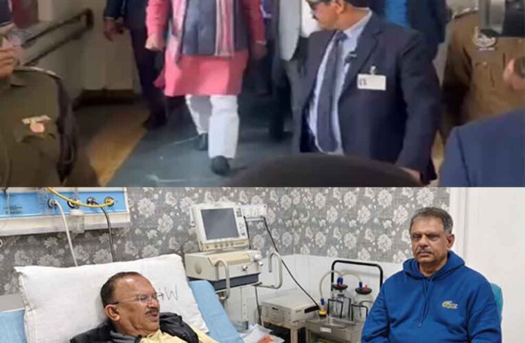 राजस्थान-चिकित्सा मंत्री ने विधानसभा अध्यक्ष की कुशलक्षेम पूछी, एसएमएस अस्पताल पहुंचकर ली जानकारी