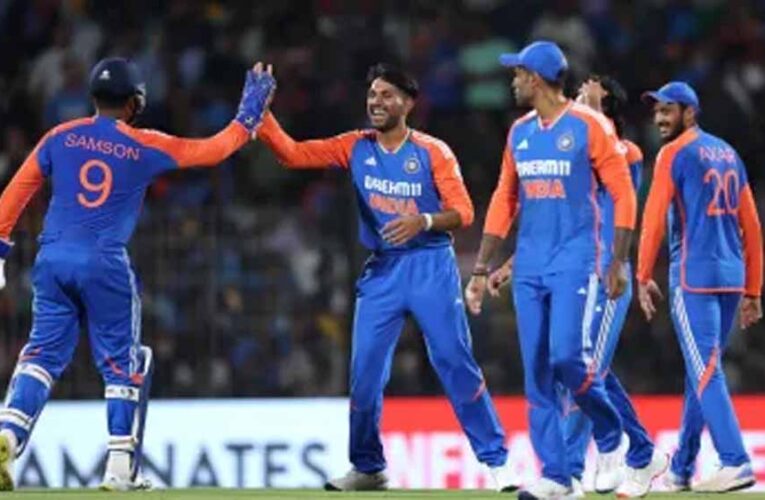 इंग्लैंड से तीसरा टी20 मैच खेलने के लिए टीम इंडिया राजकोट पहुंची