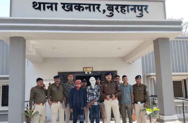 पाचोरी गांव में बनी अवैध पिस्टलों की तस्करी करते दो तस्कर गिरफ्तार