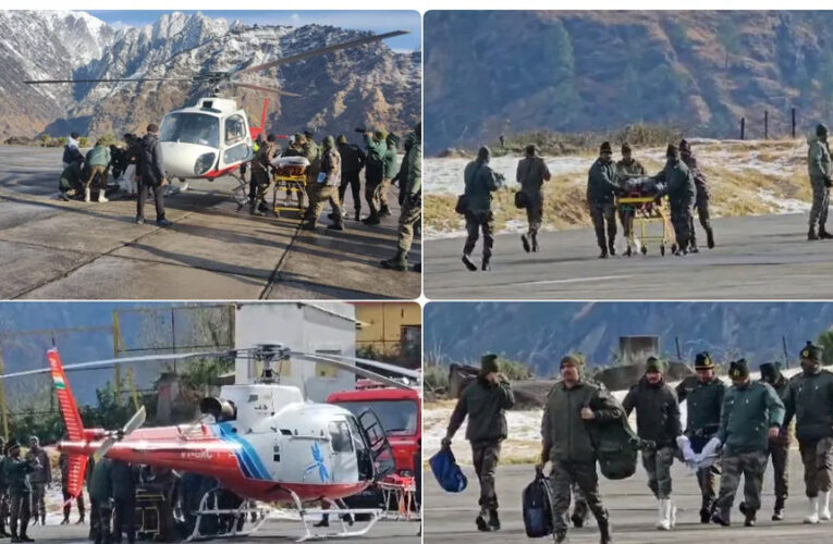 47 बचाए गए, 8 अब भी फंसे… चमोली के बर्फीले तूफान में रेस्क्यू के 24 घंटे, ग्राउंड जीरो पर पहुंच रहे CM धामी