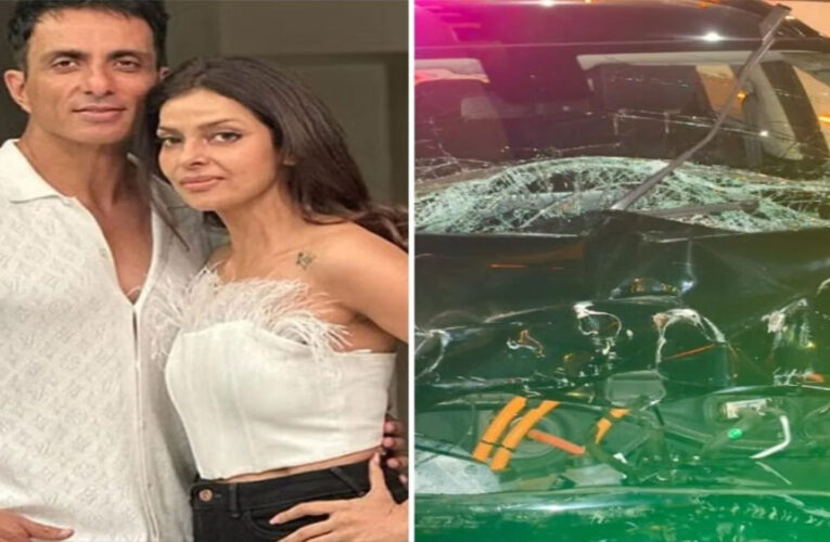 नागपुर हाइवे पर सोनू सूद की पत्नी का हुआ भीषण एक्सीडेंट, कार की हुई ट्रक से भिड़ंत