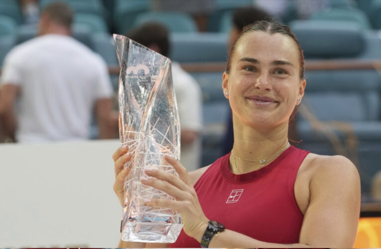 फाइनल में जेसिका पेगुला को हराकर सबालेंका ने जीता 19वां टूर खिताब