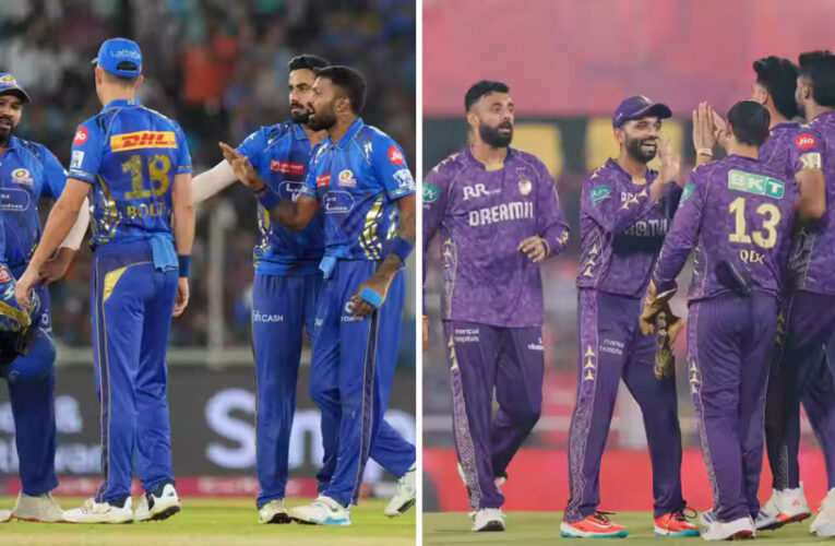 मुंबई बनाम कोलकाता में कौन किस पर भारी? आज के मैच से पहले जानें दोनों टीमों की संभावित प्लेइंग-11