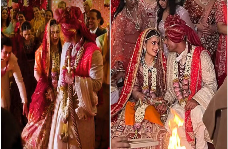 शिवराज के बेटे की शादी में दिग्गजों का लगा जमावड़ा, बारात में थिरके ज्योतिरादित्य सिंधिया