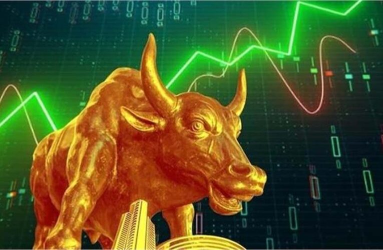 शेयर बाजार में आज भी मजबूती देखने को मिल रही, सेंसेक्स 500 अंक चढ़ा, निफ्टी 22,650 के पार