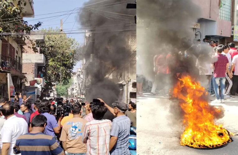 जयपुर हिट एंड रन में 3 की मौत, छोटी चौपड़ पर प्रदर्शन जारी