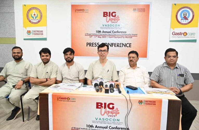 भोपाल में आयोजित होगा 10वां वार्षिक गैस्ट्रोएंटरोलॉजी कॉन्फ़्रेंस वैसोकॉन 2025
