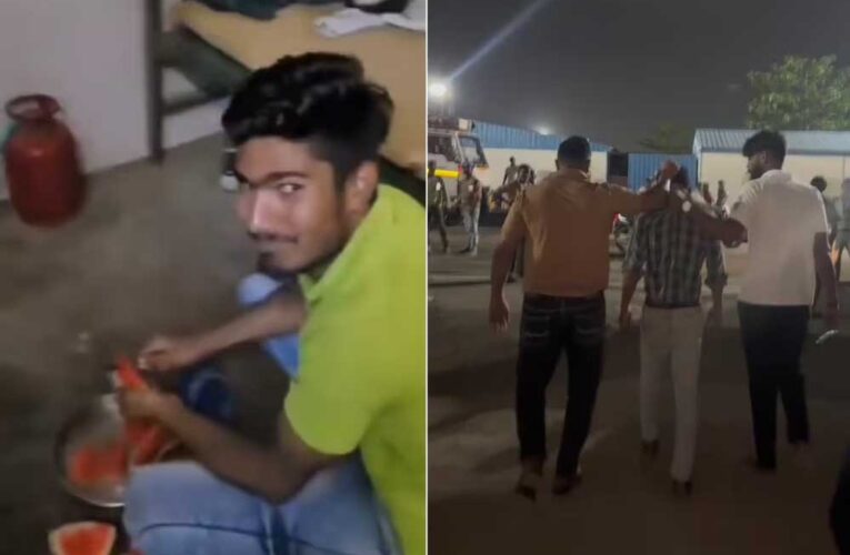 इंदौर में करणी सेना ने देशविरोधी नारेबाजी करने वाले युवक की धुनाई करने के बाद पुलिस के हवाले कर दिया