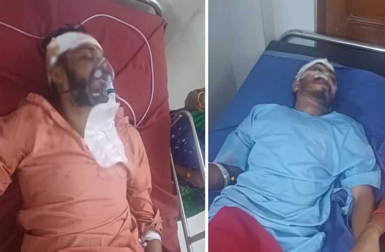 खरगोन में गो तस्करों ने गो सेवकों को रौंदा , जिसमें चार लोग घायल हो गए