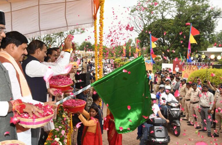 अहिल्या वाहिनी महिला बाइक रैली, नारी सशक्तिकरण का प्रतीक है : मुख्यमंत्री डॉ. यादव
