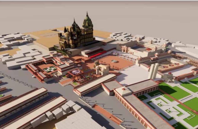 रामराजा लोक में खनन के दौरान जमीन में पांच फीट नीचे दबे चार ऐतिहासिक मेहराबदार गेट सामने आए