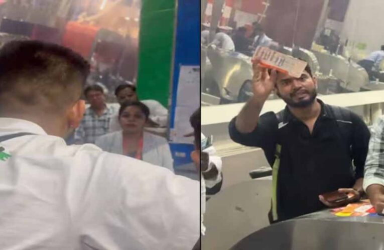 इंदौर एयरपोर्ट पर फ्लाइट रेडी का आया मैसेज, चेक इन काउंटर में नहीं मिला जवाब, फूटा पैसेंजर्स का गुस्सा, जमकर हंगामा