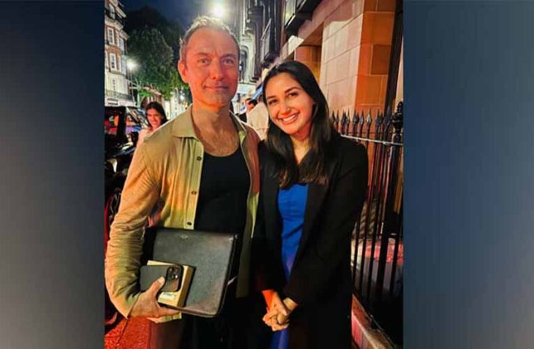छुट्टियों में निकिता दत्ता को मिला बड़ा सरप्राइज़, जूड लॉ से हुई मुलाकात