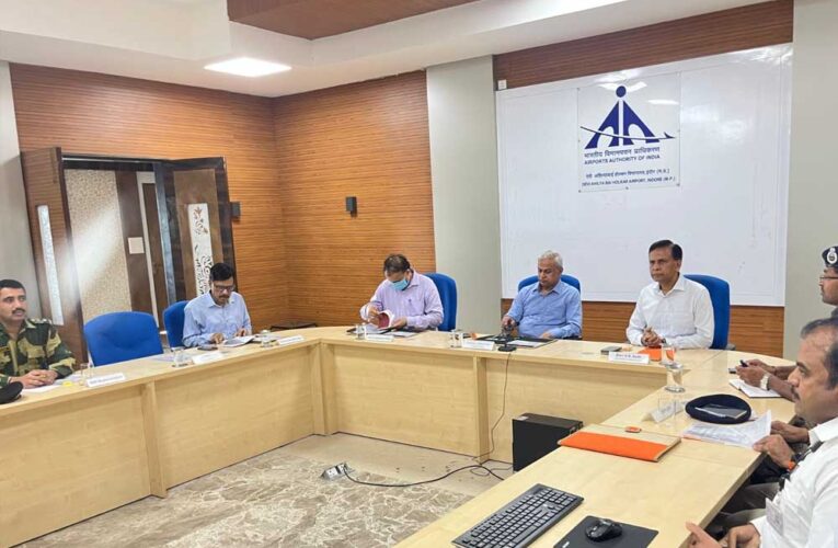 अहमदाबाद में प्लेन क्रेश होने के बाद इंदौर एयरपोर्ट के आसपास सुरक्षा व्यवस्था के लिए कडे़ कदम