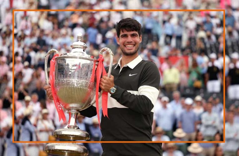 कार्लोस अल्काराज ने विंबलडन से 8 दिन पहले टेनिस टूर्नामेंट क्वींस क्लब चैंपियनशिप जीती